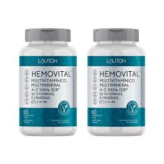 Multivitamínico Hemovital - 2 unidades de 60 Comprimidos - Lauton