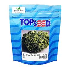 Sementes de Alface Crespa Grand Rapids TBR Pcte C/ 100 Gramas