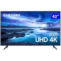 Smart Tv Samsung Led 43 Un43au7700gxzd 4k Wi-fi Tizen Crysta