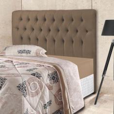 Cabeceira Box Iasmin 1,40 Sued Animale Marron Medio Grupo 1- 1/06