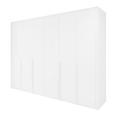 Guarda Roupa Easy Space 6 Portas S/ Espelho Branco Lopas