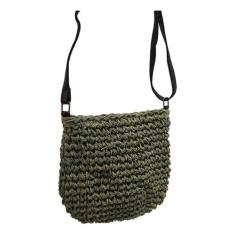 Bolsa Feminina Transversal Palha Sintética Pequena Moderna - Alwy, Ver