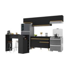 Armário de Cozinha Modulado com Bancada Veneza Multimóveis MP2212, Pre