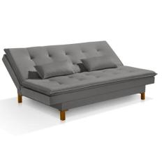 Sofá Cama Bangkok Reclinável em Madeira Resistente Veludo - TB Ecommer