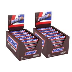 Chocolate Snickers C/ 20unid 900g - 2 caixas - MARS