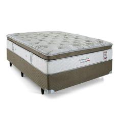Cama Box Casal Molas Ensacadas 138x188cm Imperatore Eco Bamboo - Herva