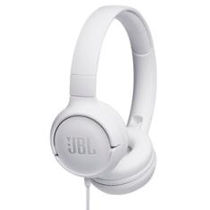 Fone De Ouvido JBL Supra-auriculares Tune 500 Som Pure Bass Com Fio Branco