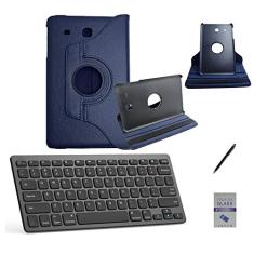 Kit Capa/Teclado/Can/Pel Galaxy Tab E T560/T561 9.6" Azul