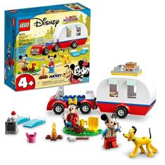 LEGO Disney Mickey and Friends – Mickey Mouse e Minnie Mouse`s Camping Trip 10777 Construindo Conjunto de Brinquedos para Crianças, Meninas e Meninos 