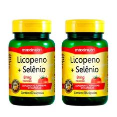 Kit 02 Licopeno Mais Selenio Anti Ox 500Mg 60 Capsulas Loja Maxinutri