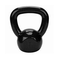 Kettlebell 04Kg - Emborrachado - Academia/Musculação/Fisioterapia