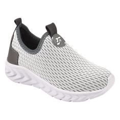 Tênis Infantil Calce Fácil Confortável Cinza-Unissex