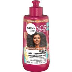 Creme Para Pentear Salon Line SOS Cachos + Poderosos 3ABC - 4ABC 300ml