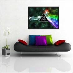 Quadro Decorativo Banda Pink Floyd Salas Quartos Decorações Com Moldur