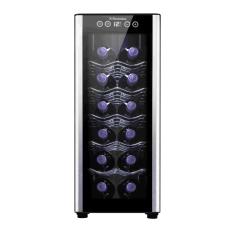 Adega de Vinho Climatizada Electrolux 12 garrafas Uma Porta Acabamento em Alumínio (ACB12) Bivolt