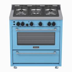 Fogao a Gas 5 Bocas Venax Temis Azul 127V