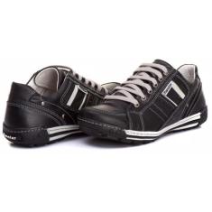 Tênis Casual Sapatênis Couro Legitimo Masculino Jvmarc 3005 - Ranster,