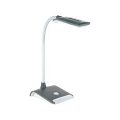 Luminária De Mesa Led Taschibra Flex Articulável 6500k Cinza