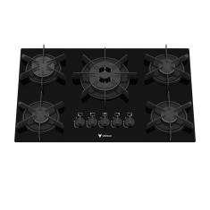 Cooktop a Gas 5 Bocas Venax Arena Preto Preto