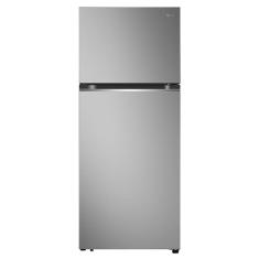 Geladeira 2 Portas 375 Litros LG Frost Free Inverter Inox Look GN-B372PFM