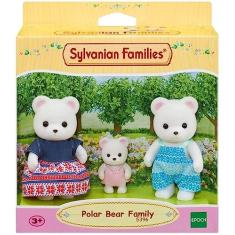 Sylvanian Families - Família Dos Ursos Polares Conjunto de Figuras, 3+ Anos, Multicor, 5396