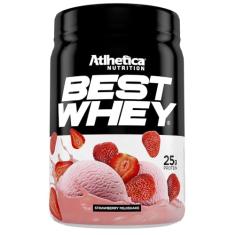 Atlhetica Nutrition Best Whey (450G) - Sabor Milk Shake De Morango