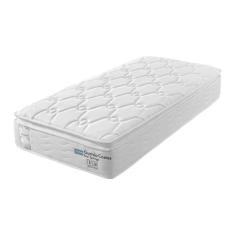 Colchão Solteiro Mola Ensacada Probel Bari (88x188x32cm) Branco, Branc