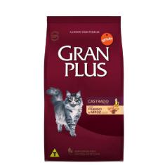 Ração Gran Plus Gatos Castrados Frango E Arroz 10Kg