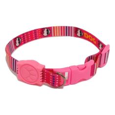 Coleira Seda Estampa Da Monster High Cor Rosa Tamanho Único