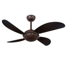 Ventilador De Teto Volare Café Office 4 Pás Tabaco 220V