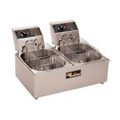 Fritador Elétrico Mesa 12 Litros 2 Cubas Monarcha Fre2cmt, 220V