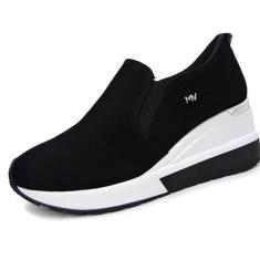 Tenis Casual Slip On com Salto Via Marte 23-1901