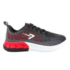Tenis Masculino Box 200 Bx2328 Preto/Vermelho 34-Masculino