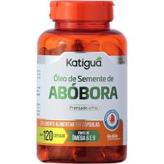 KATIGUÁ Óleo De Semente De Abóbora Prensado A Frio Katiguá 120 Cápsulas Soft Gel • 60 Doses Laranja