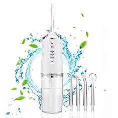 Irrigador Recarregavel Portatil Limpeza Oral Imediato Cor Branco - COR