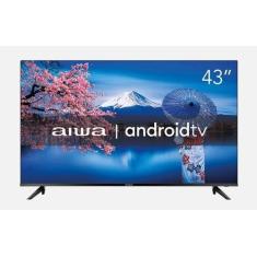 Smart TV AIWA 43 Android Full HD Borda Ultrafina HDR10 Dolby Áudio AWS