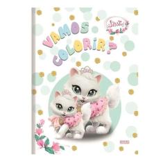 Livro Álbum de Atividades de Colorir Sissi c/ 8 Folhas Animativa