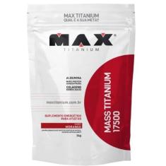 Suplemento em pó Max Titanium Mass Titanium Refil 17500 carboidratos M