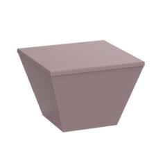 Banqueta Baixa Polipropileno sem Encosto Neo Rosa/Calla Rose - Grifit
