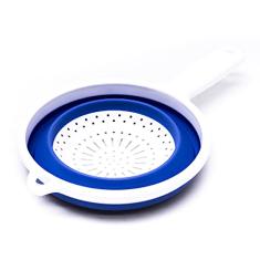 ESCORREDOR MACARRAO E ARROZ DE SILICONE COM CABO COLOR