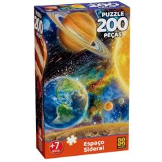 Quebra-Cabeça 200 Peças Espaço Sideral - Grow