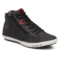 Tênis Casual Cano Curto By Jack com Cadarço Zíper Lateral e Sola Borra