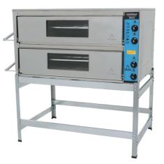 Forno Industrial Elétrico 2 Câmaras de 20cm Inox FIE2C90x70 Metalmaq, 
