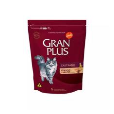 Ração Gran Plus Gatos Castrados Frango/Arroz 3Kg