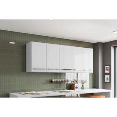 Armario Aereo para Cozinha 4 Portas Branco Santorini Bela Casa - Casa 