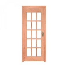 Kit Porta de Madeira Esquerda 213cmx84,5cmx12cm PE15 Esel