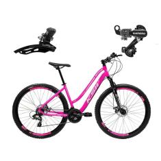 Bicicleta Rebaixada Feminina 29 KSW 21V Shimano Freio Disco