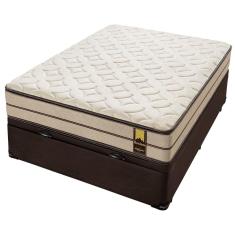 Conjunto Box Baú Casal Molas Ensacadas Americanflex Resiste Plus Double Face II 138x188x74cm