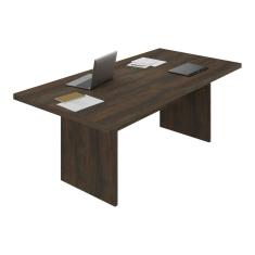 Mesa de Escritório 200cm para Reunião com Tampo 30mm Multimóveis CR25281