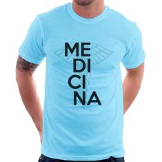 Camiseta Medicina Estudante - Foca na Moda, Azul bebê, P